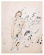 Jules Pascin Nu debout 1924